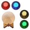 3D Multicolor LED Moon Light (15cm)