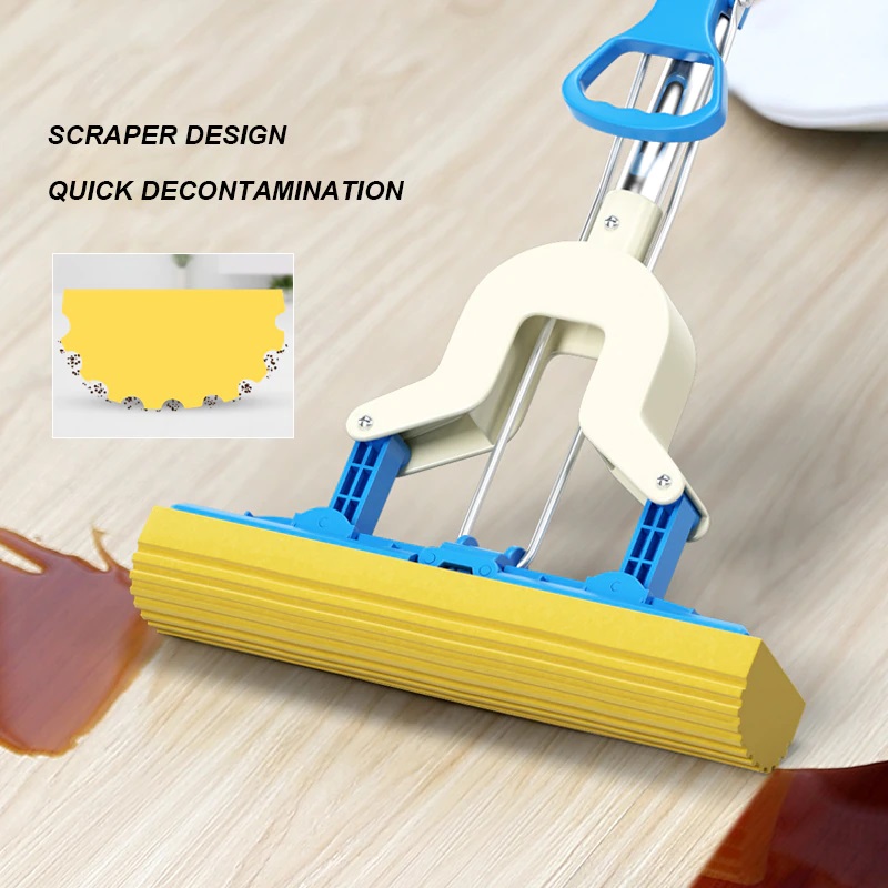 Adjustable Floor Cleaning Squeeze Mop