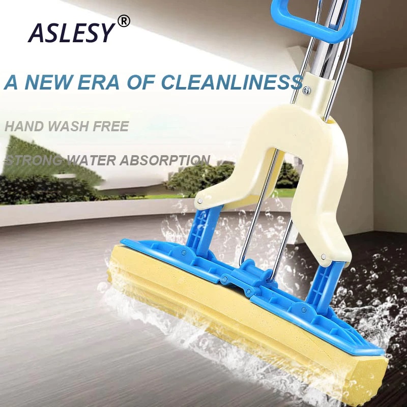 Adjustable Floor Cleaning Squeeze Mop
