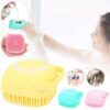 Silicone Bath Brush with Shower Gel Dispenser