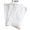 3PCS White Cotton Face & Hand Towel