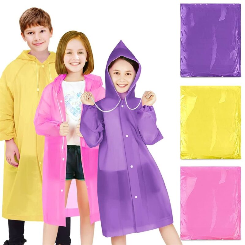 Kids Waterproof Raincoat with Hood