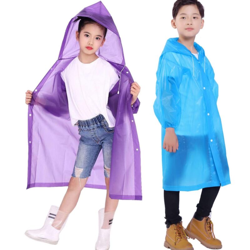 Kids Waterproof Raincoat with Hood