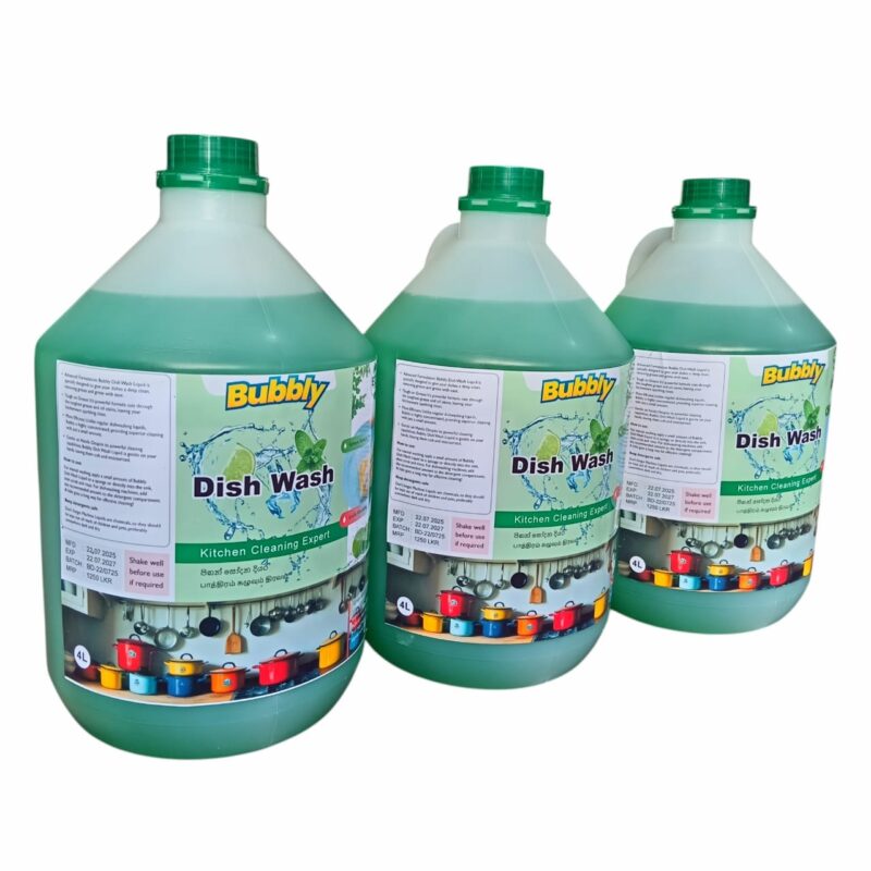 4L Bubbly Dishwashing Liquid